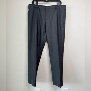Burberry London Men’s Charcoal Gray‎ Dress Pants 42R 30" Wool Blend Italy Preppy